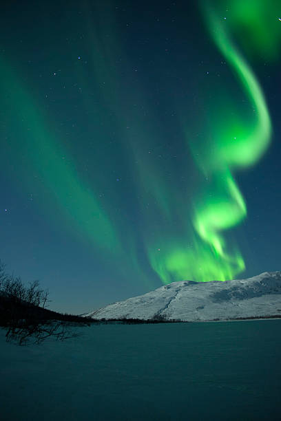 北の光 - aurora borealis aurora polaris lapland finland ストックフォトと画像