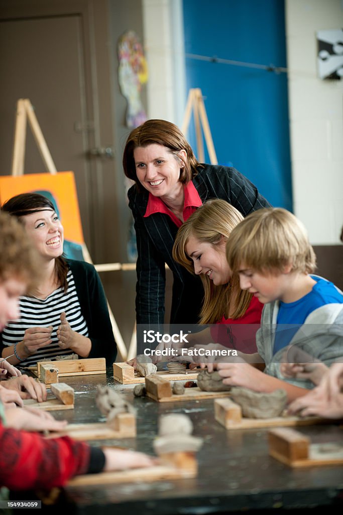 Clase de arte - Foto de stock de 16-17 años libre de derechos