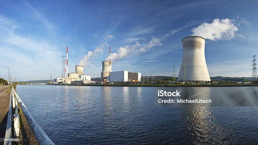 Elektrownia jądrowa Panorama - Zbiór zdjęć royalty-free (Belgia)