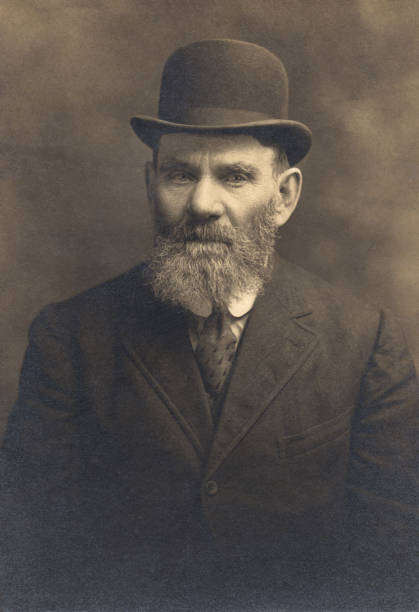 istock Vintage Photograph of Bearded Man 154934421
