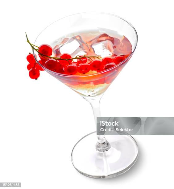 Photo libre de droit de Rouge Cocktail banque d'images et plus d'images libres de droit de Fond blanc - Fond blanc, Cocktail - Alcool, Rose