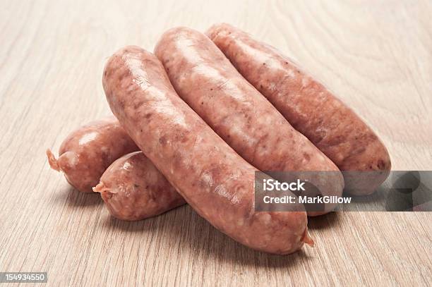 Sausages Stock Photo - Download Image Now - Barbecue - Meal, Butcher, Close-up