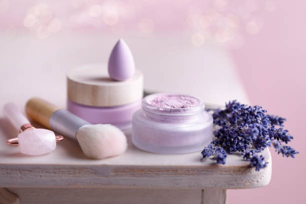 istock Purple cosmetic products 1549405355