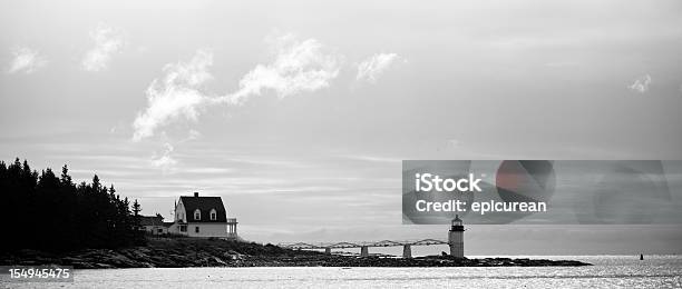 Acadia Maine Lighthouse Stockfoto und mehr Bilder von Atlantik - Atlantik, Schwarzweiß-Bild, Außenaufnahme von Gebäuden