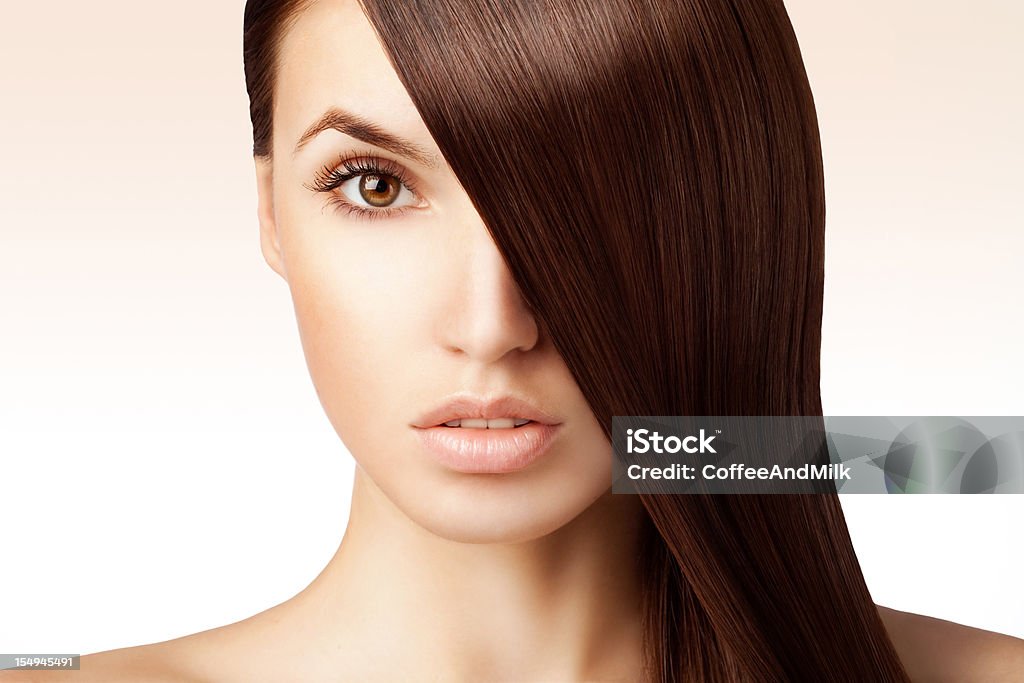 Beautiful woman and her luxury hairs Beautiful woman with luxury hairs 20-24 Years Stock Photo