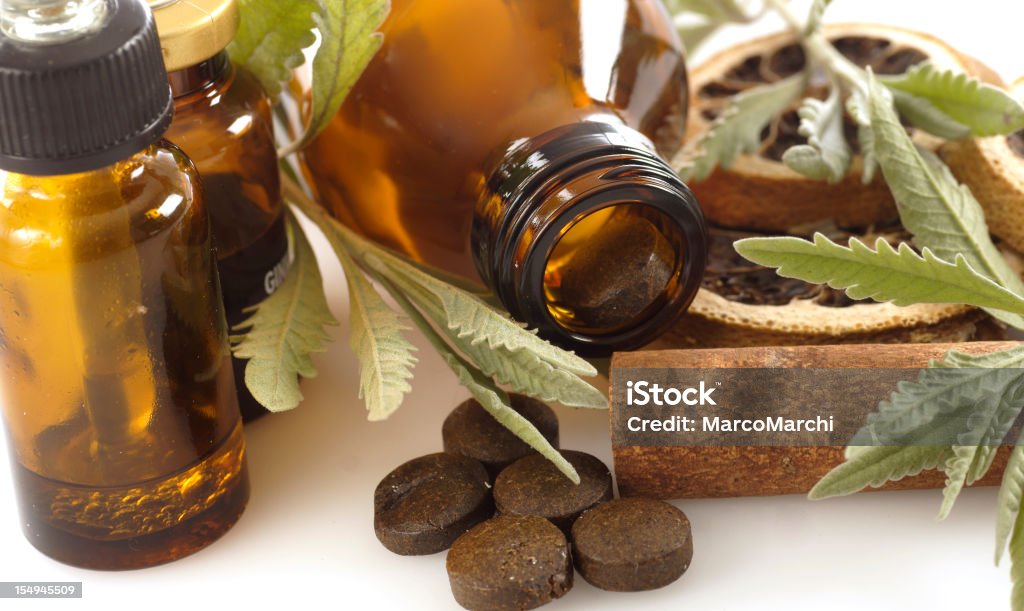 Medicina alternativa - Foto stock royalty-free di Alimentazione sana