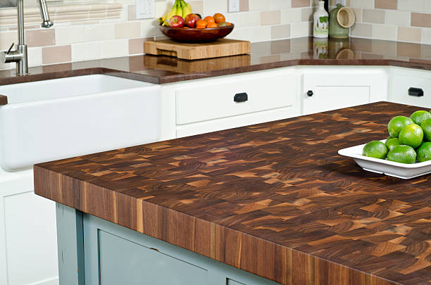 Modern kitchen with island This kitchen gives a close up of the island. kitchen island stock pictures, royalty-free photos & images
