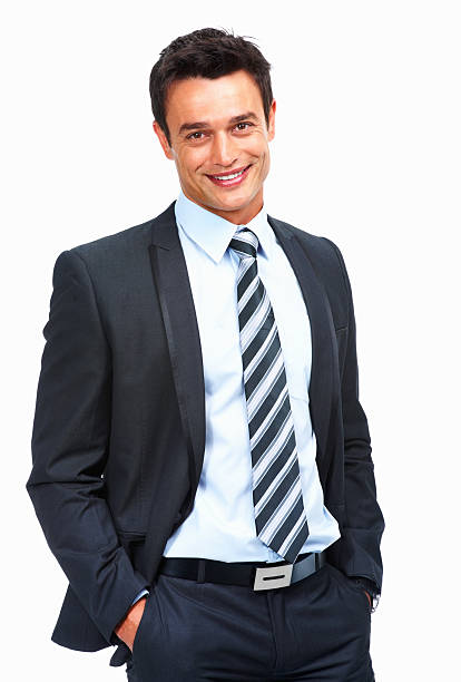 istock Handsome businessman giving you a smile 154945602