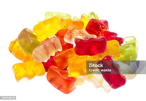 Gummy Bears Foto de stock y más banco de imágenes de Gominola en forma de oso - Gominola en forma de oso, Jalea de frutas, Recortable