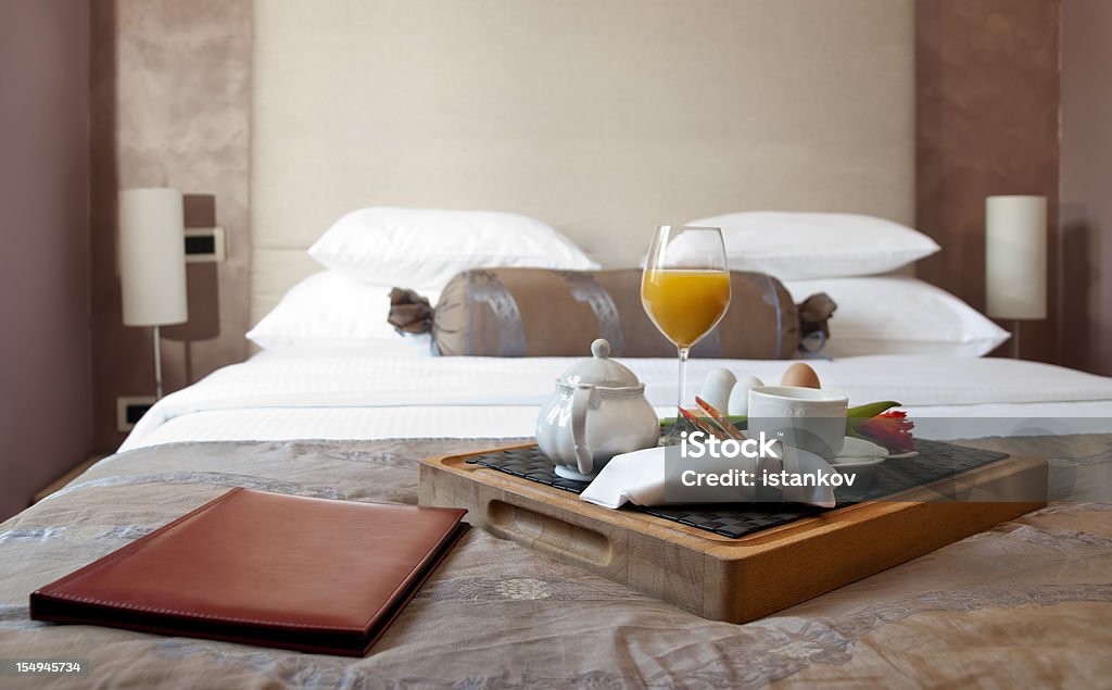 Breakfast in hotel room  Hotel Stock Photo