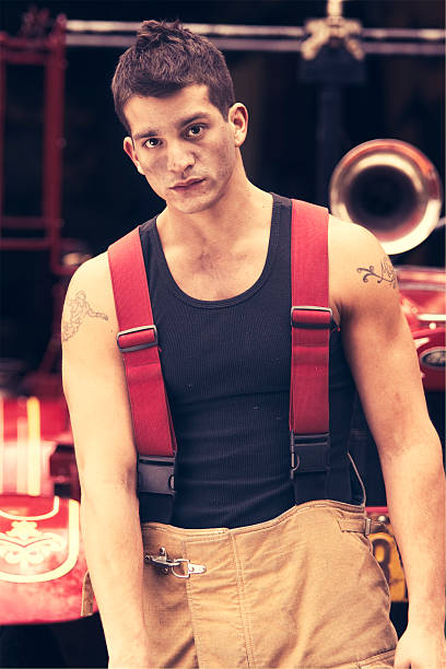 Fireman stock photo
