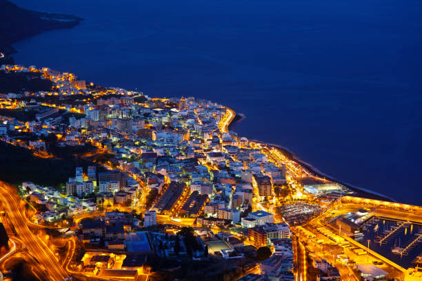 istock Santa Cruz, La Palma At Night 154946434