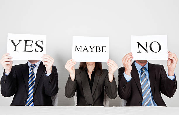 istock Panel of Judges with Different opinions 154946437