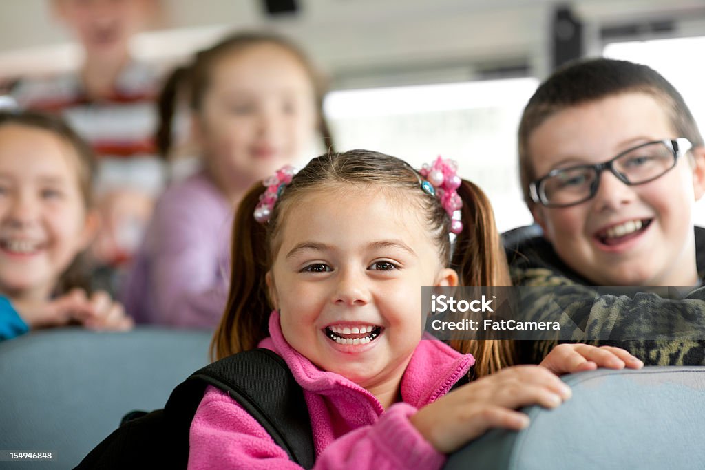 버스 (Back to School - 로열티 프리 고등학교 이하 스톡 사진