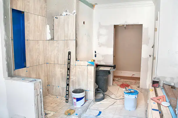 Photo of Master Bathroom Remodeling: Tiling in the Shower