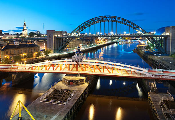 istock Swingbridge and Tyne Bridges 154946914