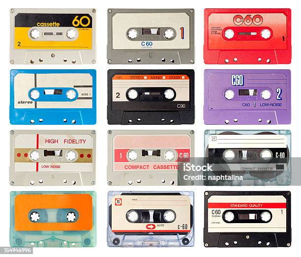 오디오 카세트 는 Eighties 1980-1989 년에 대한 스톡 사진 및 기타 이미지 - 1980-1989 년, 오디오 카세트, 음악