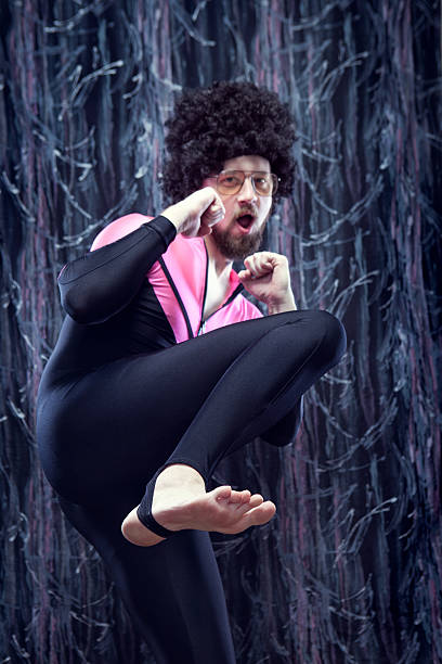 istock Afro Aerobics Instructor from the 1980's 154947030