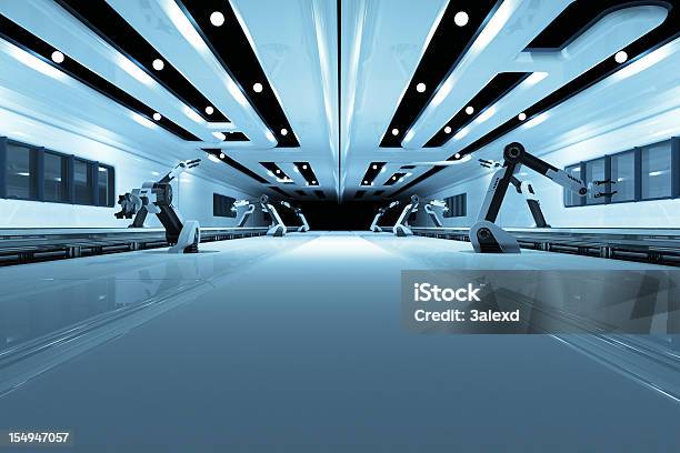 Robots Stock Photo - Download Image Now - Factory, Robot, Futuristic