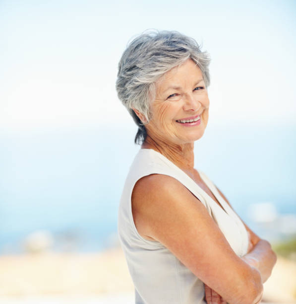 istock Elderly woman smiling 154947364