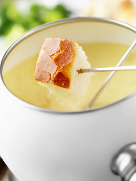 istock Cheese Fondue with French Bread 154947510