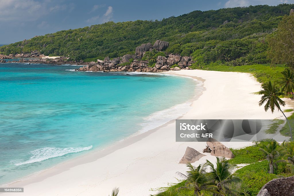Grand Anse, Seychelles  Bay of Water Stock Photo