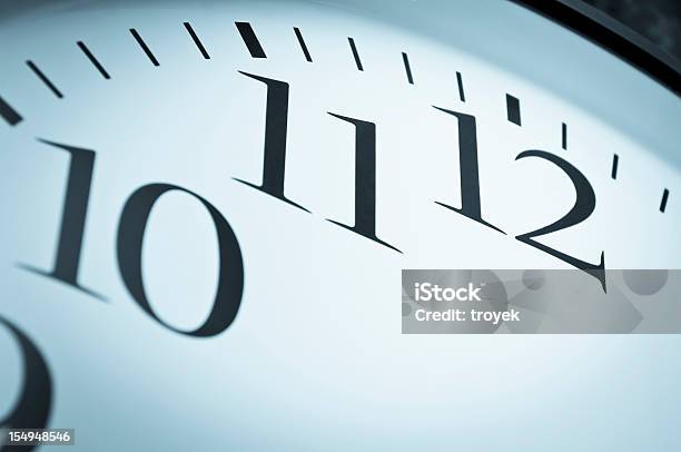 Time Clock Stock Photo - Download Image Now - Clock, Number 11, Time