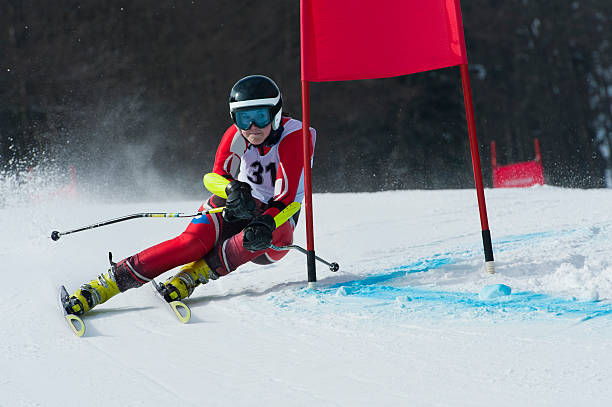 istock Giant slalom race 154948860