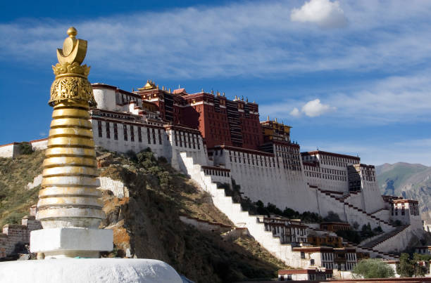 The Potala Palace, chief residence of the Dalai Lama until 1959. Lhasa, Tibet, China.