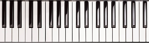 Piano Key stock photo