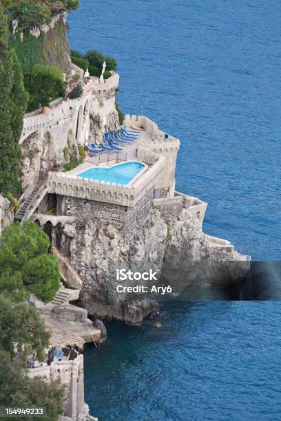 Amalfi Veduta Aerea Dettaglio Architettonico - Fotografie stock e altre immagini di Amalfi