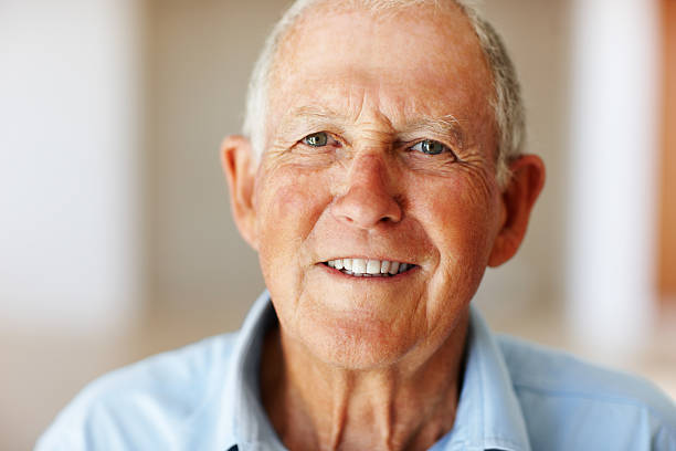 istock Senior man giving you a warm smile 154951984