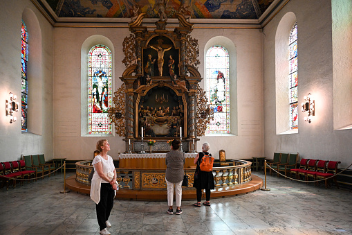 Oslo, Norway, July 3, 2023 - Oslo Cathedral Church, formerly Vår Frelsers kirke (Redeemer's Church).