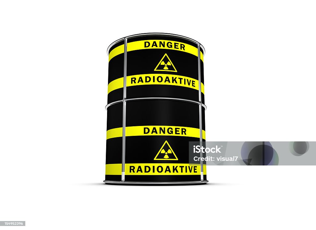 radioactive Barrel  Accidents and Disasters Stock Photo