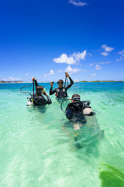 istock Diving training in a tropical turquoise island 154952500