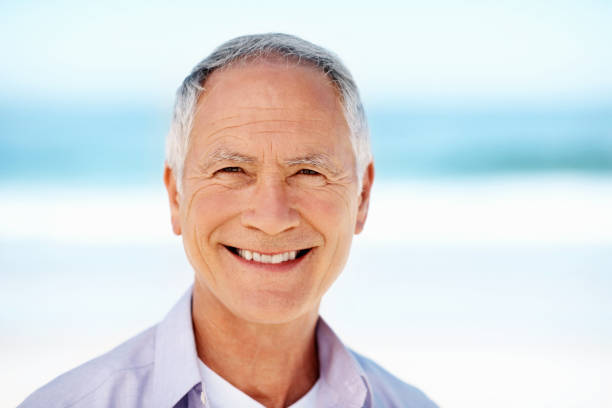 istock Happy senior man smiling 154952631