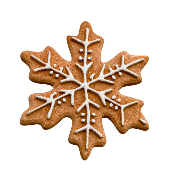 istock Christmas and new year with snowflake-shaped icon isolated on white background,include clipping path 1549526490