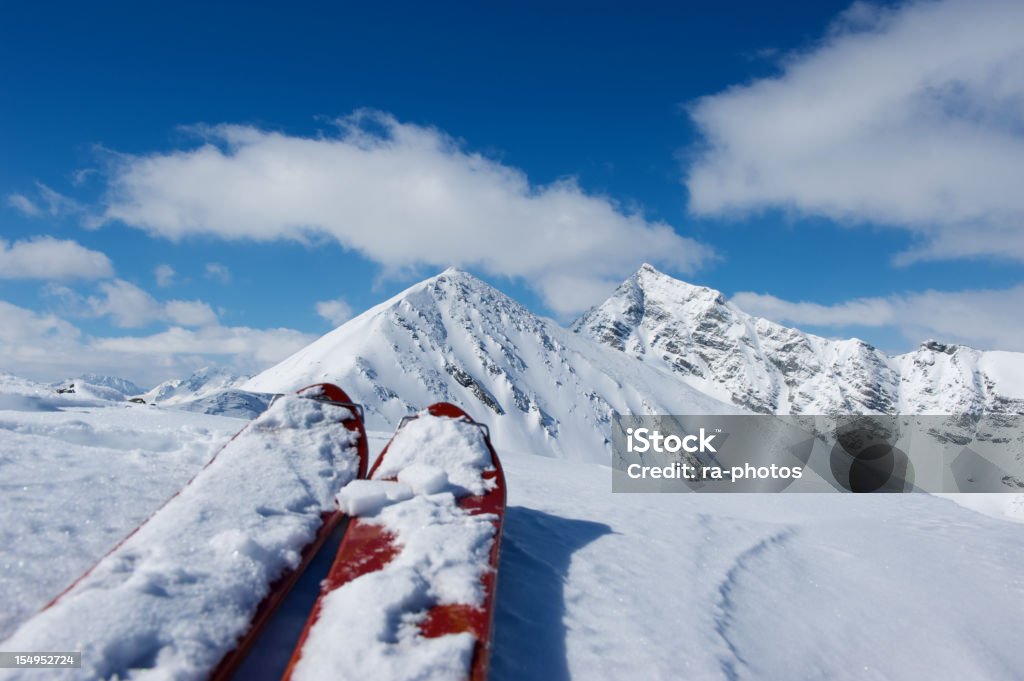 Ski touring - Lizenzfrei Alpen Stock-Foto