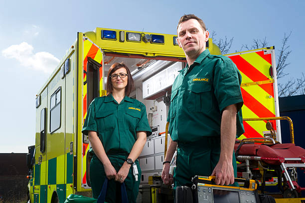istock Paramedics and ambulance 154952888