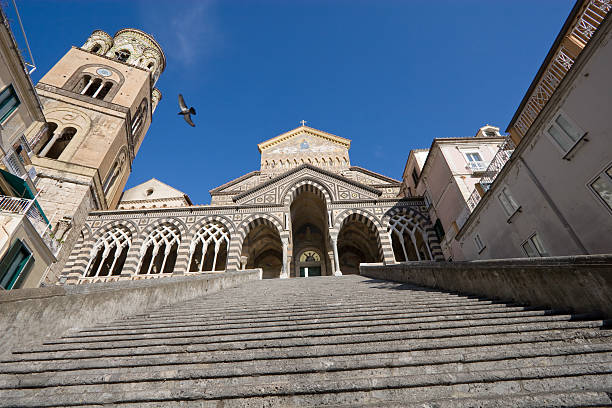 Low Angle View Of Church Of Santa Maria Assunta,Positano,Italy