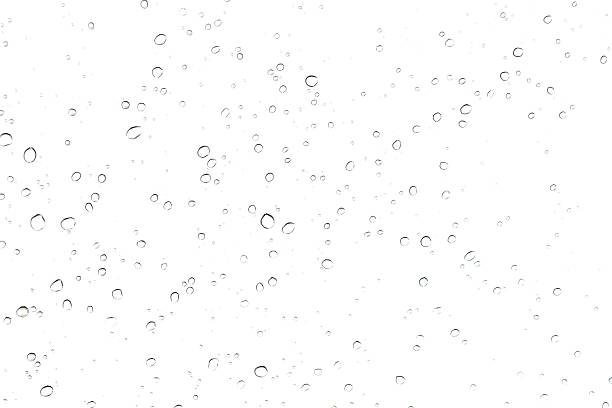 Photo of rain drop on glass