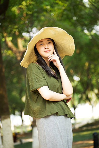 istock Girl in the forest 154953623
