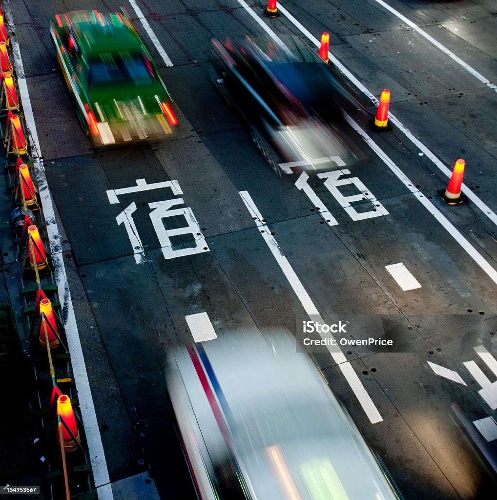 Japanese traffic motion blurred  Blurred Motion Stock Photo