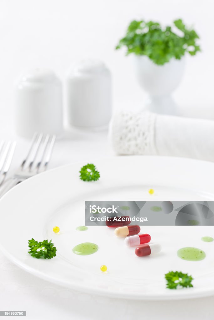 Farmaci come cibo - Foto stock royalty-free di Futuristico