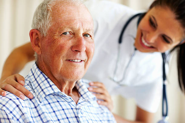 istock Caring doctor and senior patient 154953921