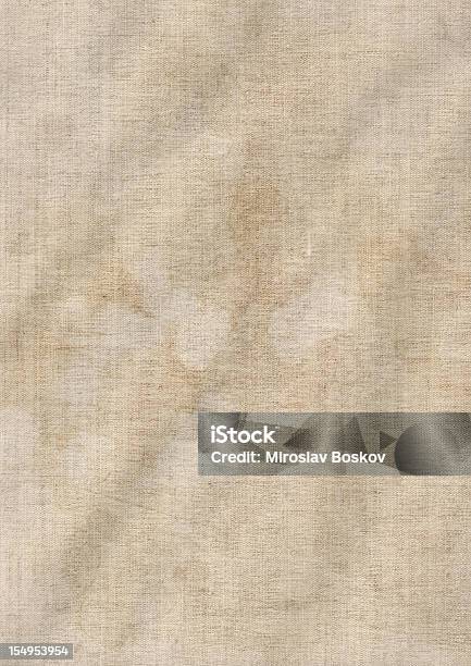 Hires Artists Coarse Linen Duck Mottled Wrinkled Grunge Canvas Texture Stock Photo - Download Image Now