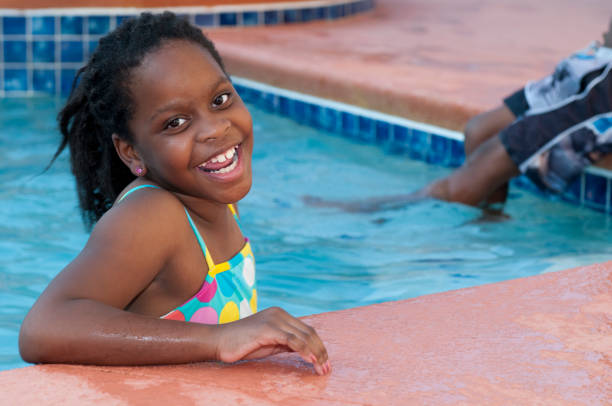 istock Girl in a pool 154954127