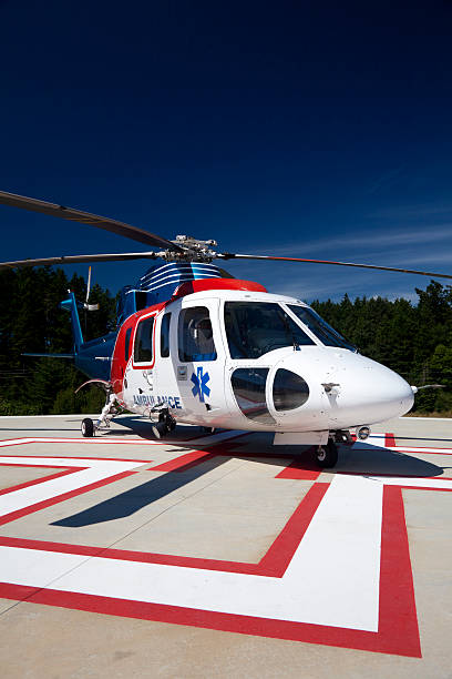 Medevac Helicopter stock photo