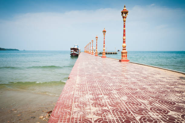 istock Pier At Victory Beach In Cambodia 154954439