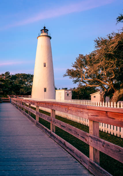 istock Ocracoke Lighthouse on Ocracoke Island , North Carolina. 1549551027